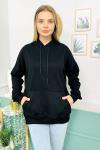148721 Uzun Kapsonlu Sweatshirt